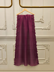 3 Piece - Pure Organza Embroidered Suit S112915
