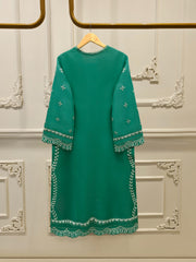 2 Piece - Pure Organza Embroidered Suit S112923