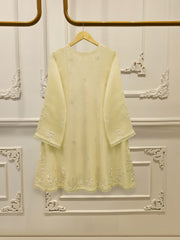 3 Piece - Pure Embroidered Cotton Net Suit S112801