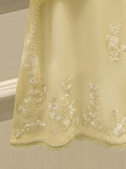 3 Piece - Pure Embroidered Cotton Net Suit S112801