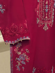 2 Piece - Embroidered Kora Cotton Suit S112947