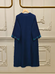 3 Piece- Pure Embroidered Sheesha Silk Suit S112974