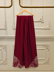 3 Piece - Pure Embroidered Cotton Net Suit S112982
