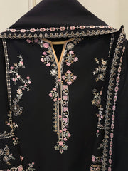 3 Piece - Embroidered Kora Cotton Suit S113004