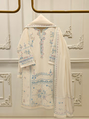 3 Piece - Embroidered Kora Cotton Suit S113019