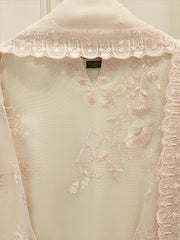 3 Piece - Pure Embroidered Cotton Net Suit S113079