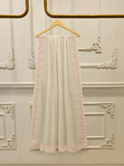 3 Piece - Pure Embroidered Cotton Net Suit S113079