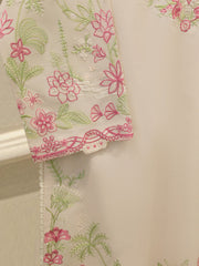 3 Piece - Embroidered Cambric Suit S113083