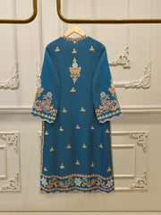 3 Piece - Pure Embroidered Cotton Net Suit S113086