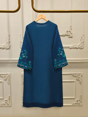 Pure Embroidered Sheesha Silk Shirt S113084