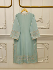2 Piece- Pure Embroidered Sheesha Silk Suit S113115