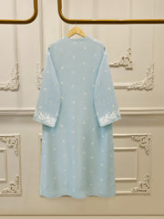 3 Piece - Pure Embroidered Cotton Net Suit S113114