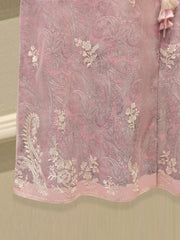 3 Piece - Pure Organza Embroidered Suit S113120