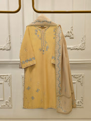 3 Piece - Embroidered Swiss Voile Suit S113233