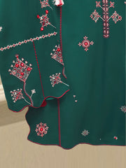 2 Piece - Embroidered Linen Suit WS00248