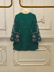 2 Piece - Embroidered Linen Suit WS00248