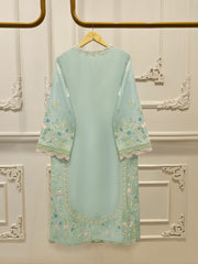 3 Piece- Pure Sheesha Silk Embroidered Suit S113340