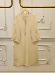 3 Piece - Pure Khaddi Silk Embroidered Suit S113334