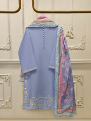 3 Piece - Digital Printed Embroidered Cambric Suit S113394