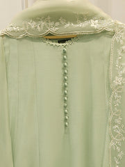 3 Piece - Pure Embroidered Cotton Net Suit S113486