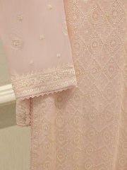 3 Piece - Pure Embroidered Cotton Net Suit S113563