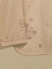 2 Piece - Embroidered Cambric Suit WS00264