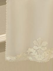 3 Piece - Pure Organza Embroidered Suit S113571