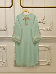 3 Piece - Pure Chiffon Embroidered Suit S113572