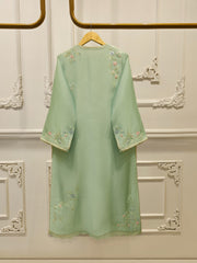 3 Piece- Pure Sheesha Silk Embroidered Suit S113570