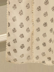 3 Piece - Hand Block Printed Kora Cotton Suit S113596