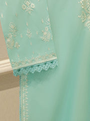 3 Piece - Embroidered Cambric Suit S113601