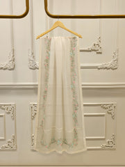 3 Piece- Pure Sheesha Silk Embroidered Suit S113718