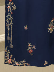 3 Piece - Pure Khaddi Silk Embroidered Suit S114158
