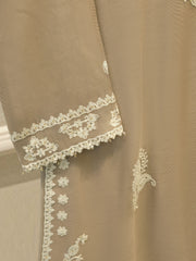 2 Piece - Pure Embroidered Cotton Net Suit S114171