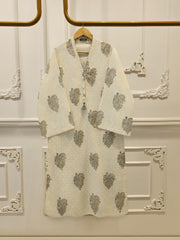 2 Piece - Hand Block Printed Kora Cotton Suit S114220