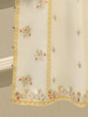 3 Piece - Pure Embroidered Cotton Net Suit S114236