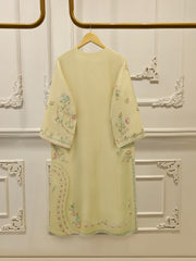 Pure Embroidered Sheesha Silk Shirt S114269