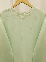 3 Piece - Pure Embroidered Cotton Net Suit S114250