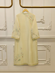 Pure Embroidered Sheesha Silk Shirt S114279