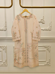 Pure Embroidered Sheesha Silk Shirt S114317