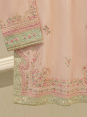 3 Piece - Pure Khaddi Silk Embroidered Suit S114328