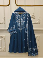 2 Piece - Embroidered Kora Cotton Suit S114336