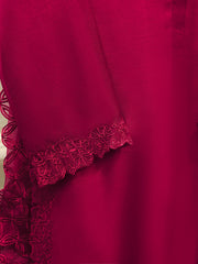 3 Piece - Pure Embroidered Cotton Net Suit S114338