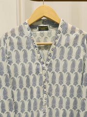 Digital Printed Cambric Shirt S114487