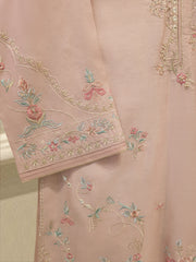 3 Piece - Pure Khaddi Silk Embroidered Suit S114730