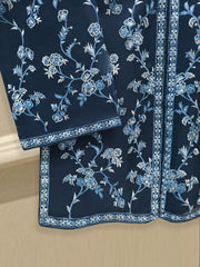 3 Piece - Pure Organza Embroidered Suit S114721