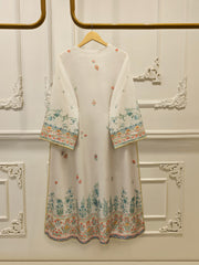 3-Piece Pure Digital Printed Silk Suit – Luxury Elegant Women's Formal Wear S114744
