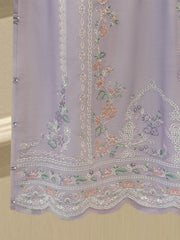 3 Piece - Pure Khaddi Silk Embroidered Suit S114946