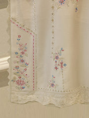 3 Piece- Pure Shisha Silk Embroidered Suit S114942