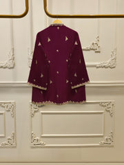 3 Piece- Pure Shisha Silk Embroidered Suit S115008